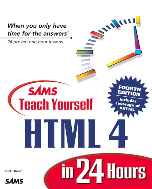 Sams Teach Yourself Html 4 In 24 Hours 4th Edition Informit 3355