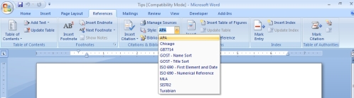 Word 2007: The References Tab | InformIT