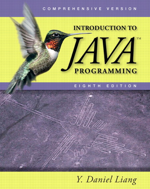 Introduction to Java Programming, Comprehensive (1-download), 8th Edition