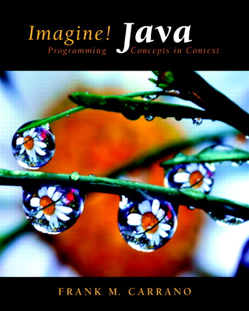 Imagine! Java: Programming Concepts in Context (Subscription)