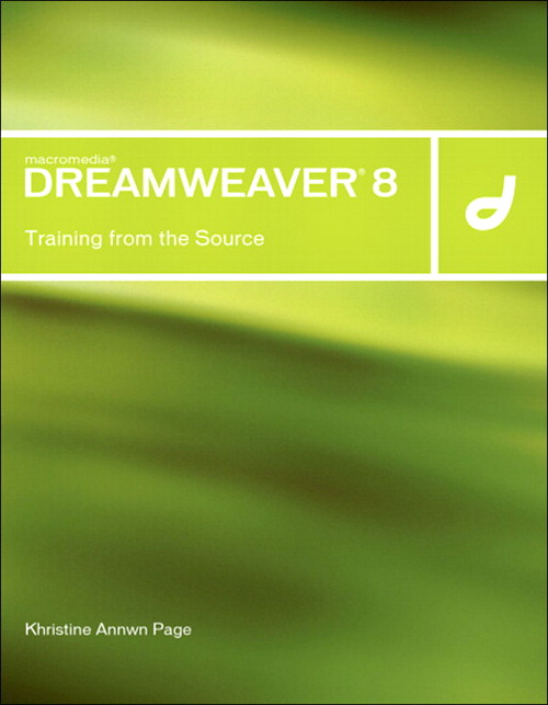 Macromedia Dreamweaver 8: Training from the Source