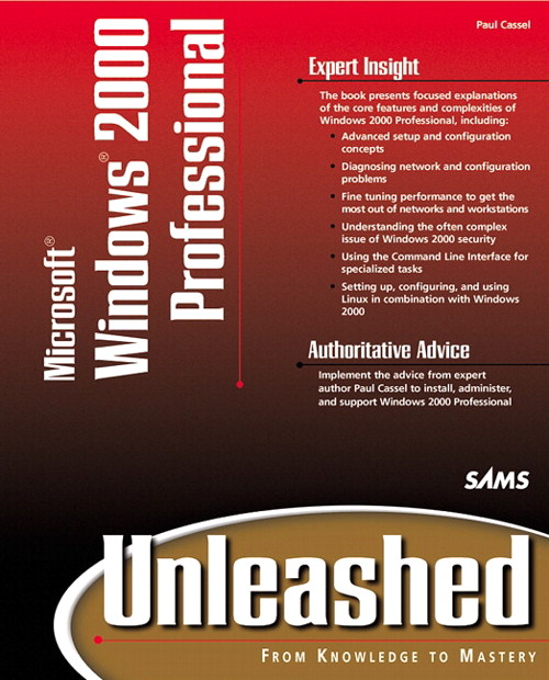 Microsoft Windows 2000 Professional Unleashed