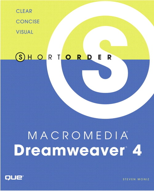 Short Order Macromedia Dreamweaver 4