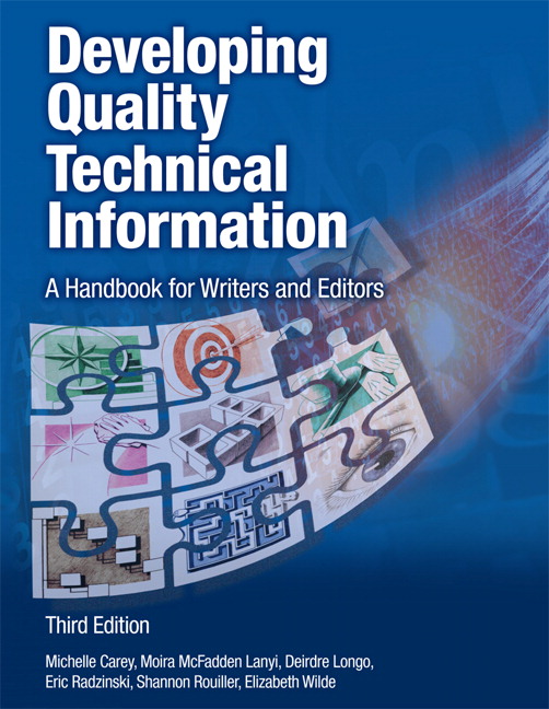 Developing Quality Technical Information: A Handbook for Writers and Editors