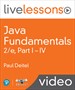 Java Fundamentals LiveLessons Parts I, II, III, and IV (Video Training), Downloadable Version