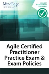 Agile Certified Practitioner Practice Exam & Exam Policies (Online Course / Digital Access Code)