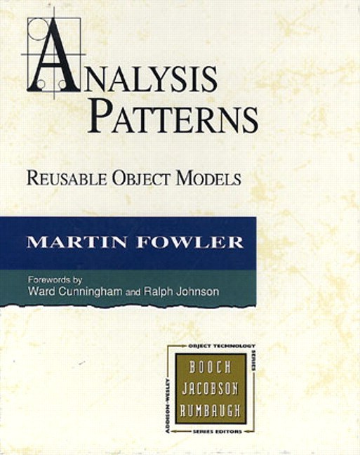 Analysis Patterns: Reusable Object Models