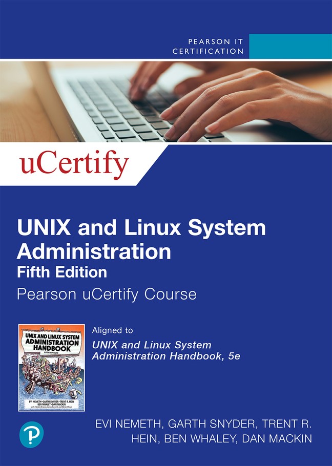 Unix and Linux System Administration uCertify Labs Access Code Card