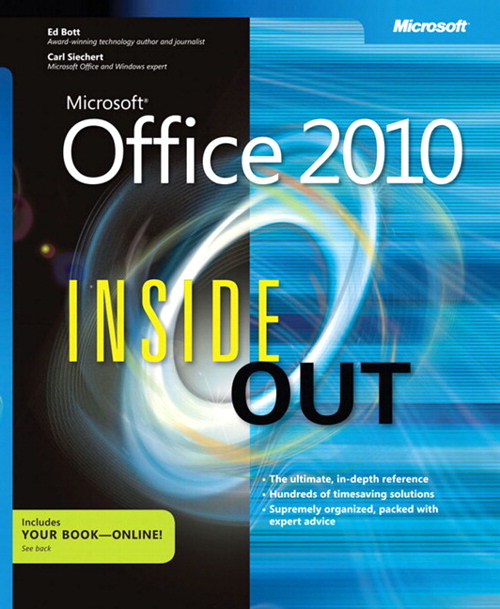 Microsoftr Office 2010 Inside Out