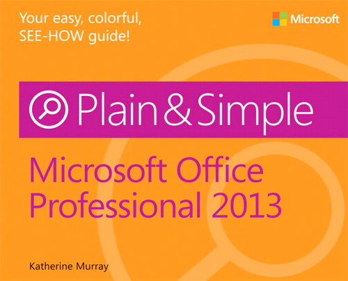 Microsoft Office Professional 2013 Plain &amp; Simple