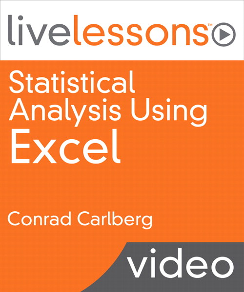 Statistical Analysis Using Excel LiveLessons (Video Training)