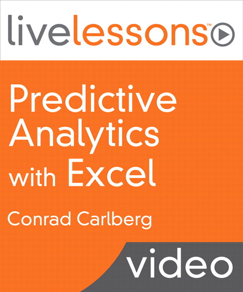 Predictive Analytics with Excel LiveLessons (Video Training), Downloadable Video: Exponential Smoothing and Autoregression